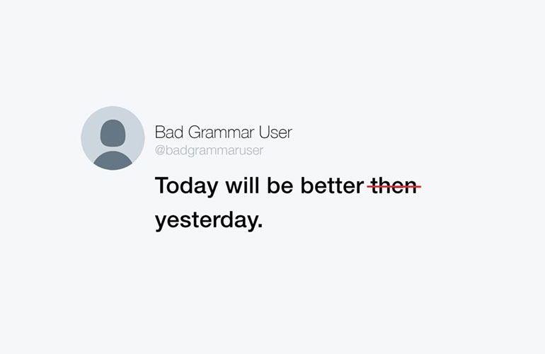 Then vs than