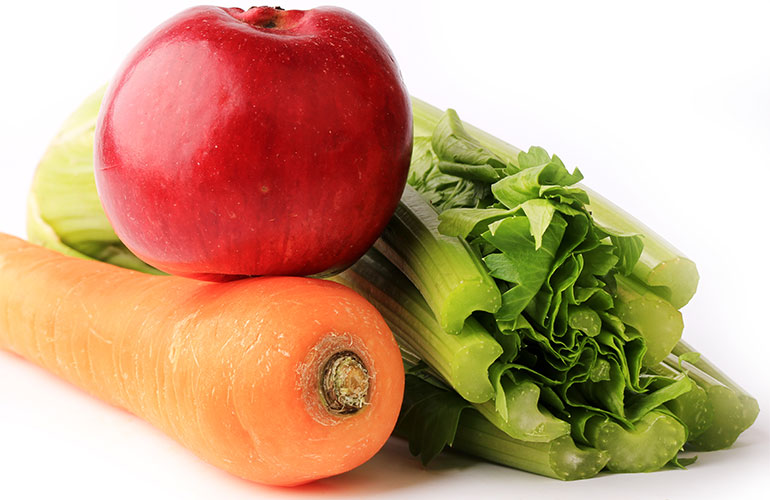 Crunchy fruit & veg