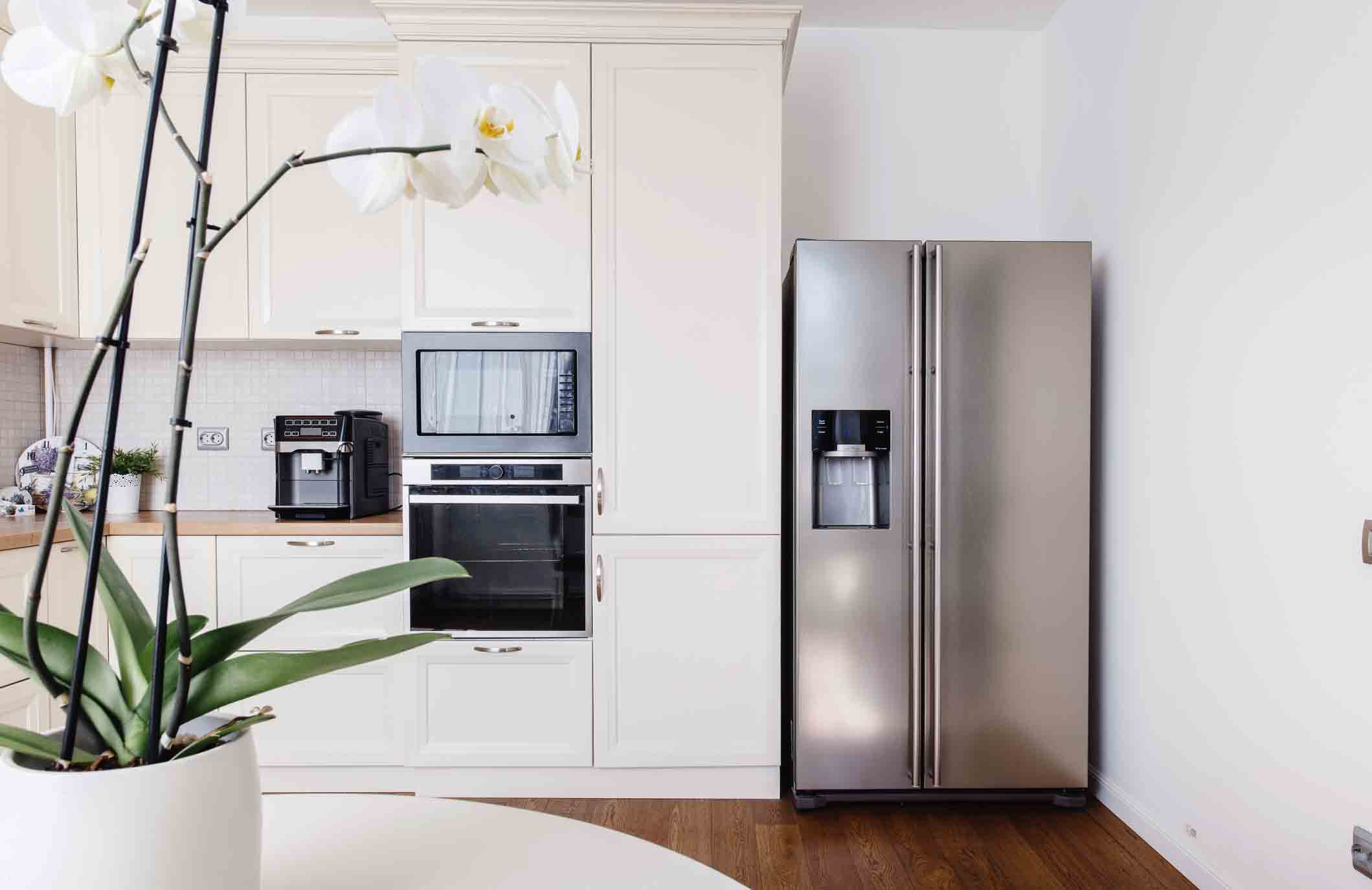 Clean kitchen appliances