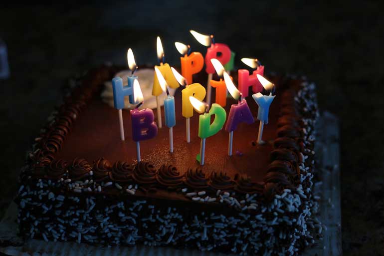Wishing someone a happy birthday before their actual birthday
