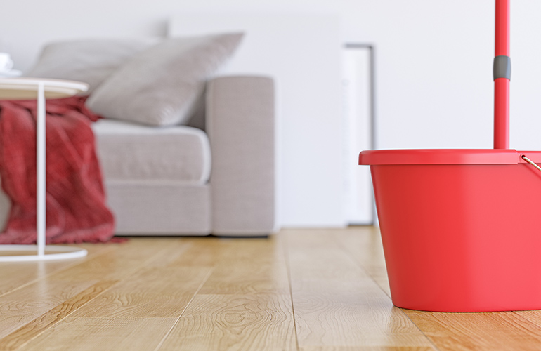 Get grime off floors