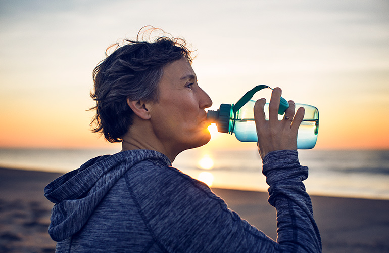 Use a reusable water bottle