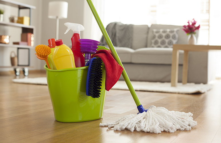 Clean together