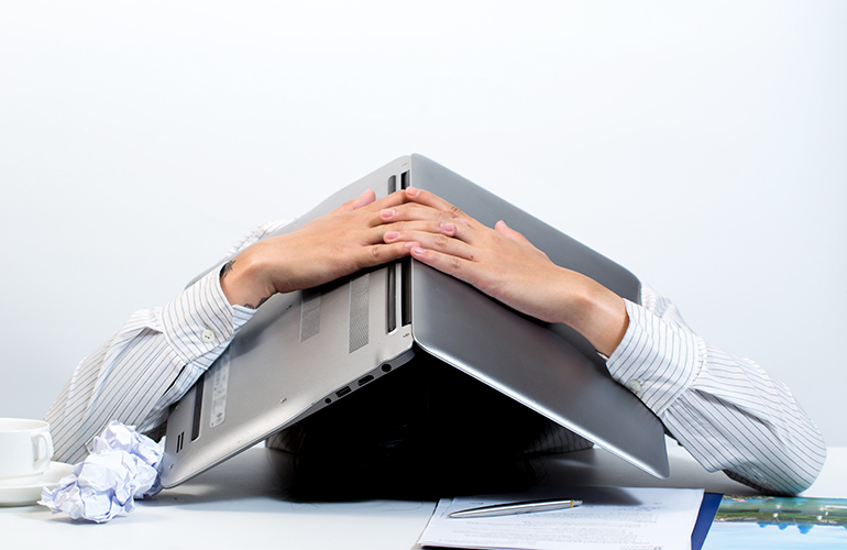 You lack discipline and end up missing deadlines