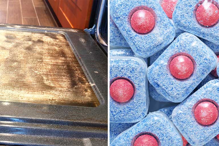 A dishwashing tablet!