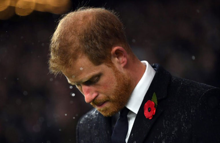 He left because of constant harassment from the press – not because of his family