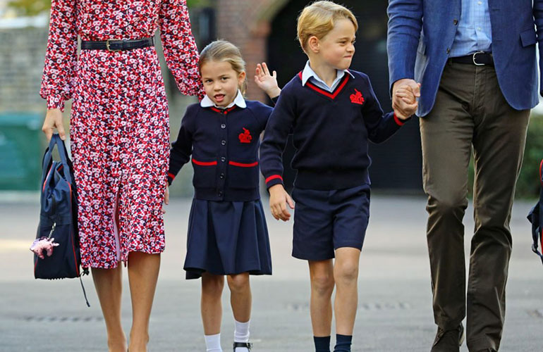 He has sibling rivalry with Prince Louis and Princess Charlotte
