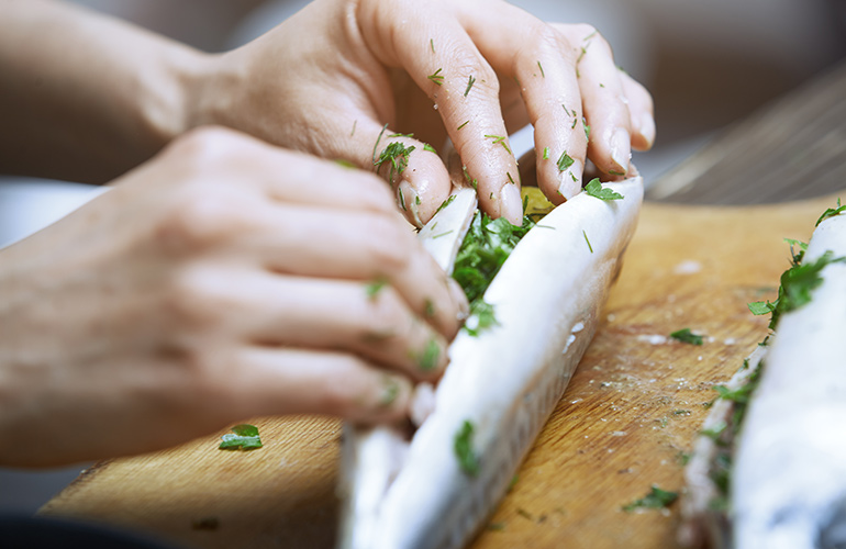 Get rid of fishy odours
