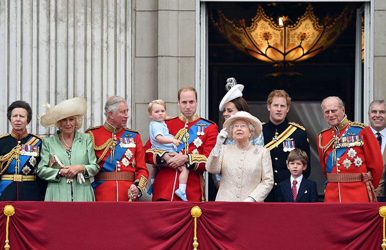 He has seven godparents