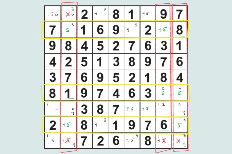 What is the swordfish technique in Sudoku?