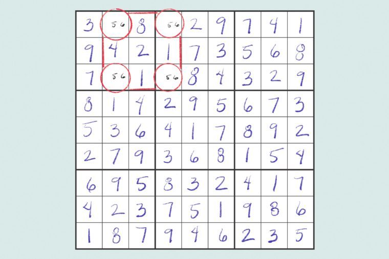 What is a unique rectangle in Sudoku?