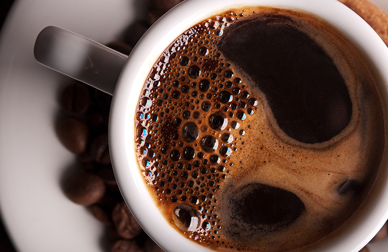 Keep on drinking coffee