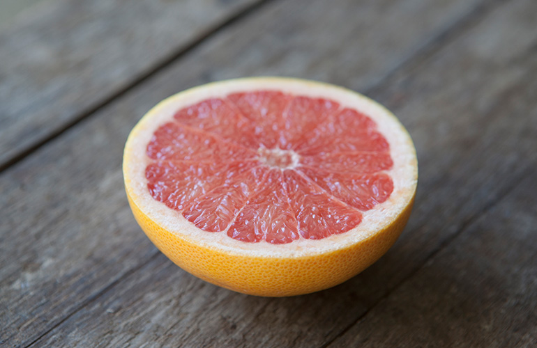 Eat grapefruit for breakfast