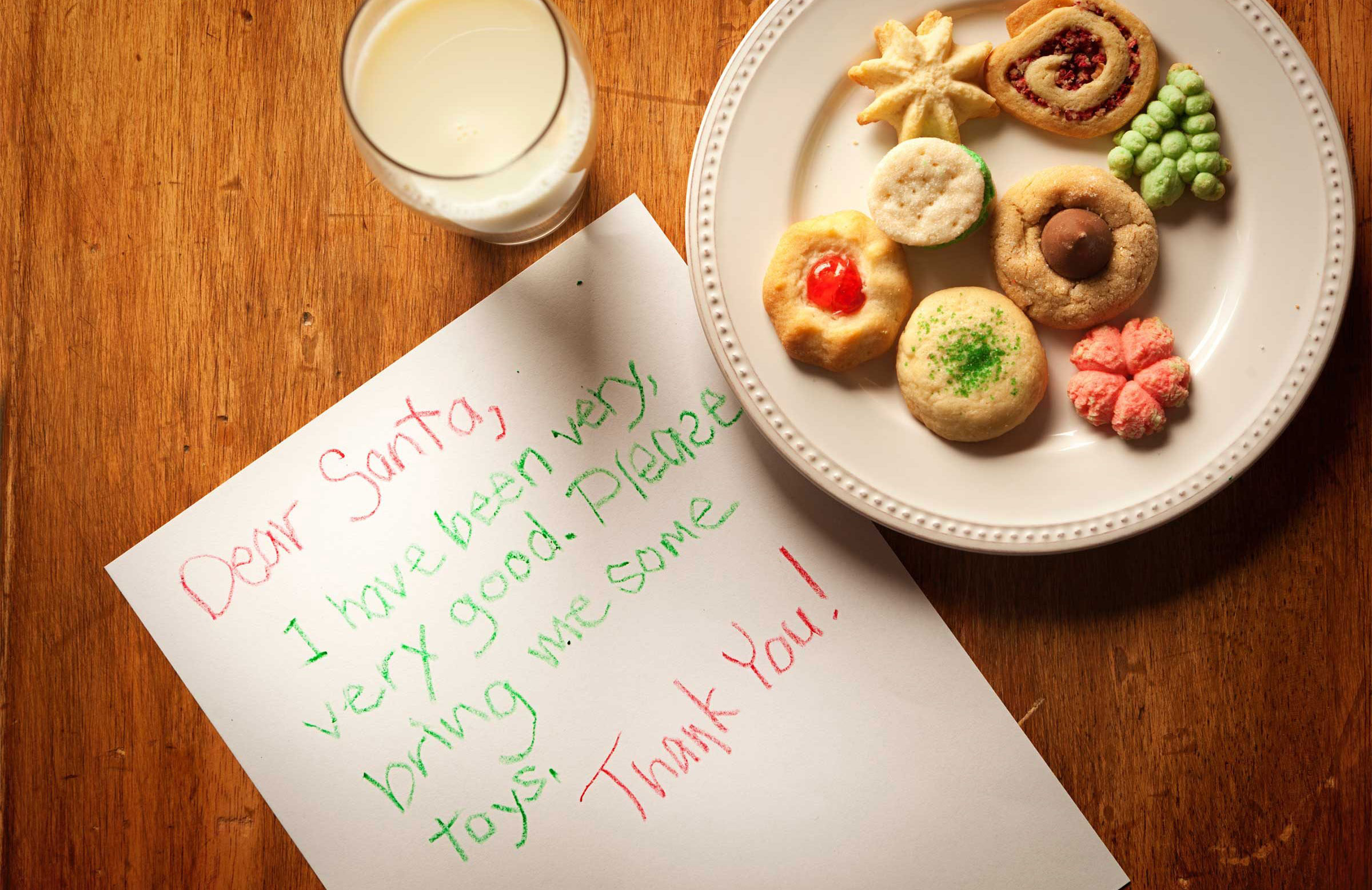 Why do we leave milk and cookies for Santa?