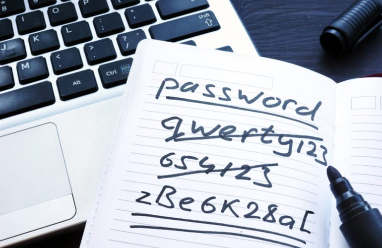 Reusing passwords