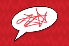 scribble in speech bubble