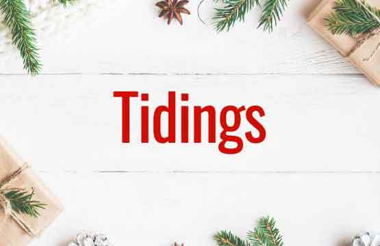 Christmas Word #5: Tidings