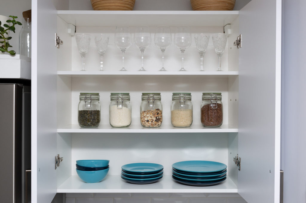 You don’t adjust your shelves