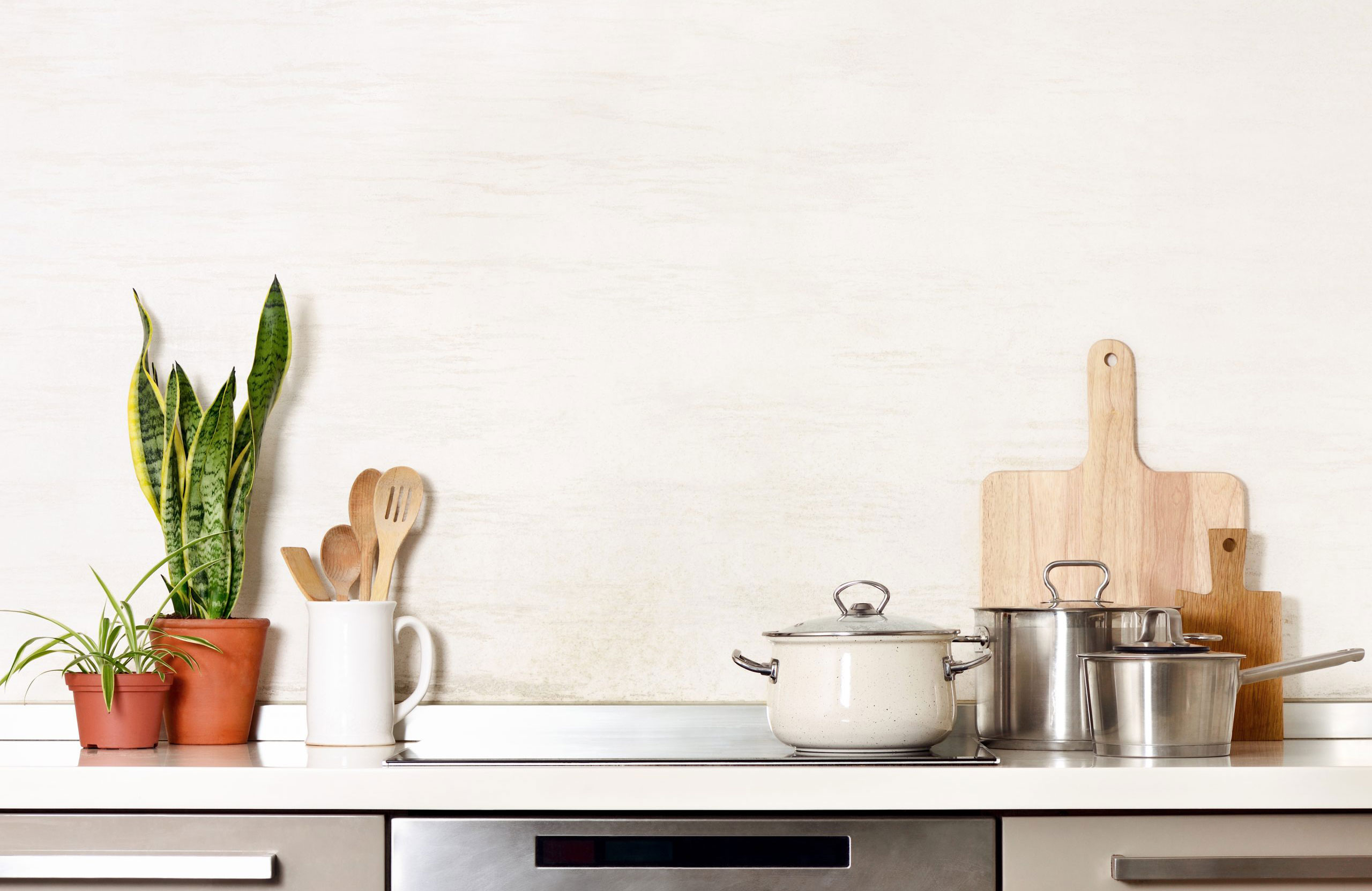 You leave your cooking utensils out
