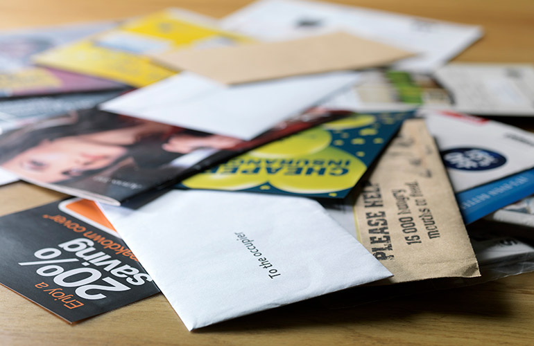 Make a place for mail
