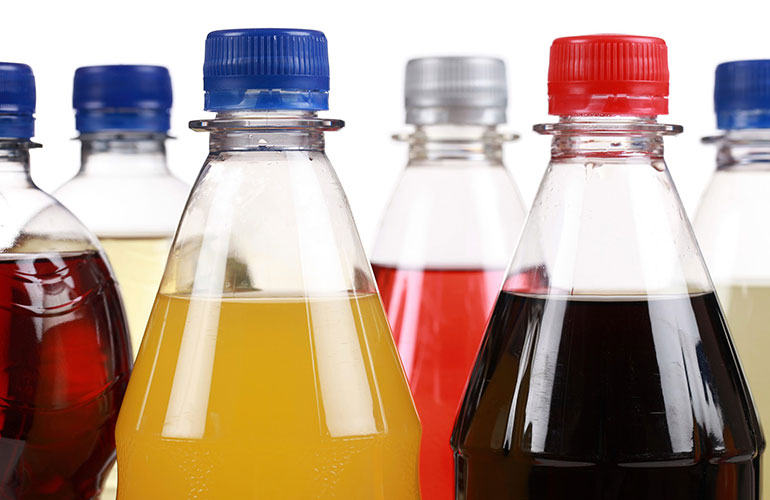 You drink sugary or caffeinated drinks