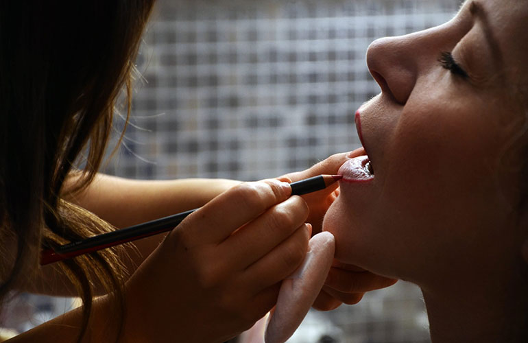 There’s a right way to apply lip liner