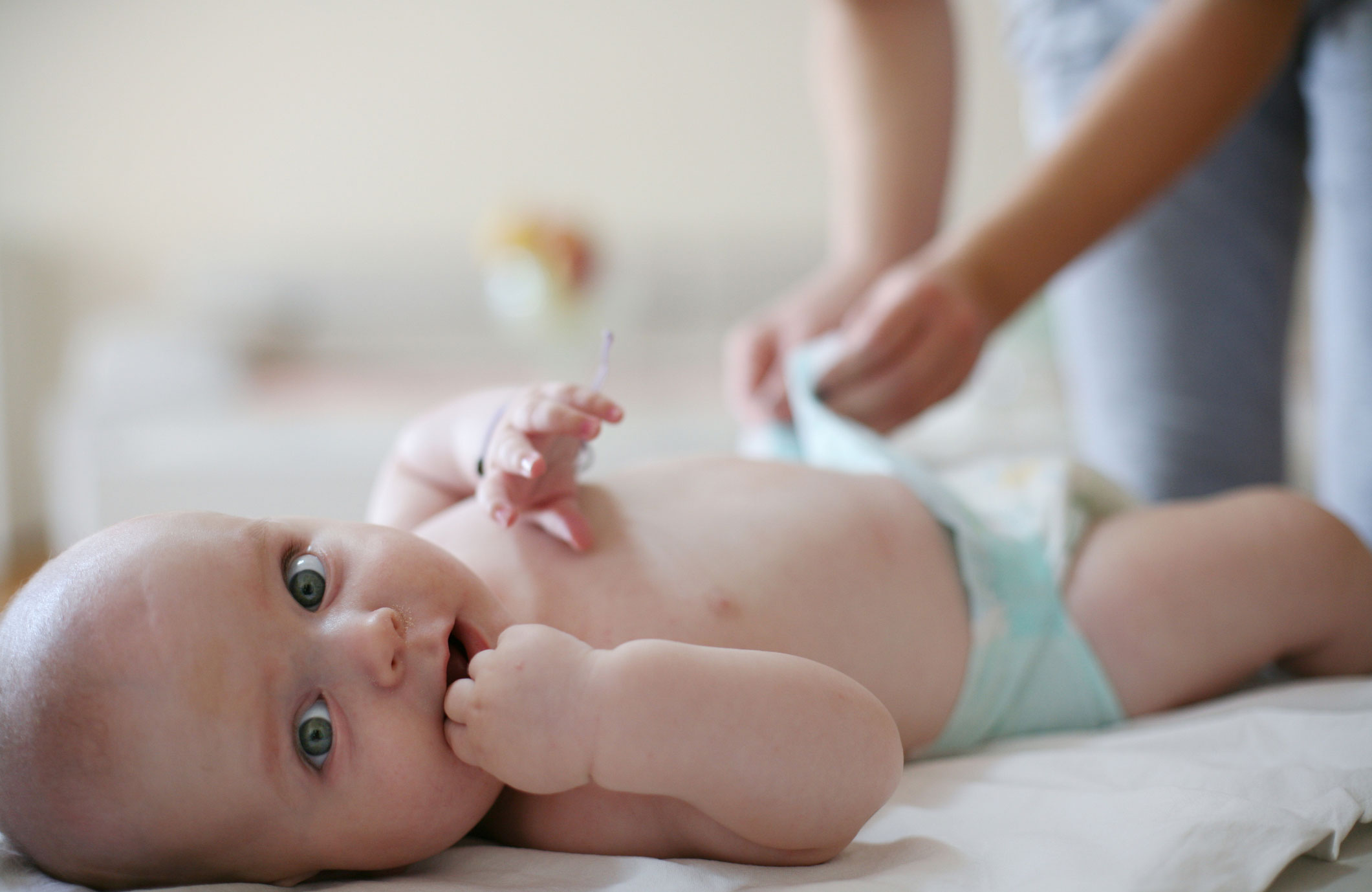 Keeping a changing table clean