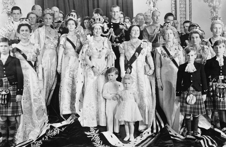 The coronation continued