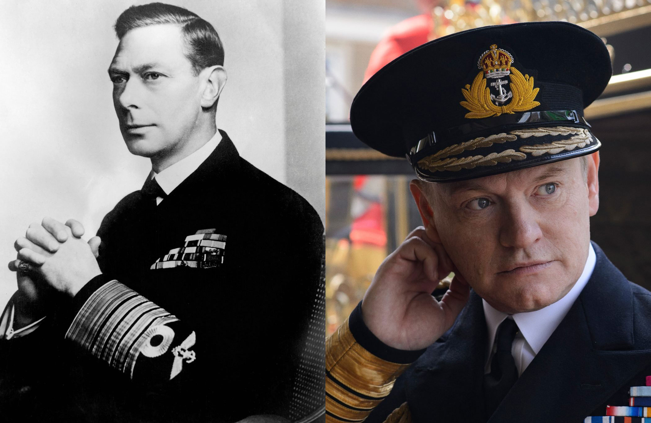 King George VI, as played by Jared Harris