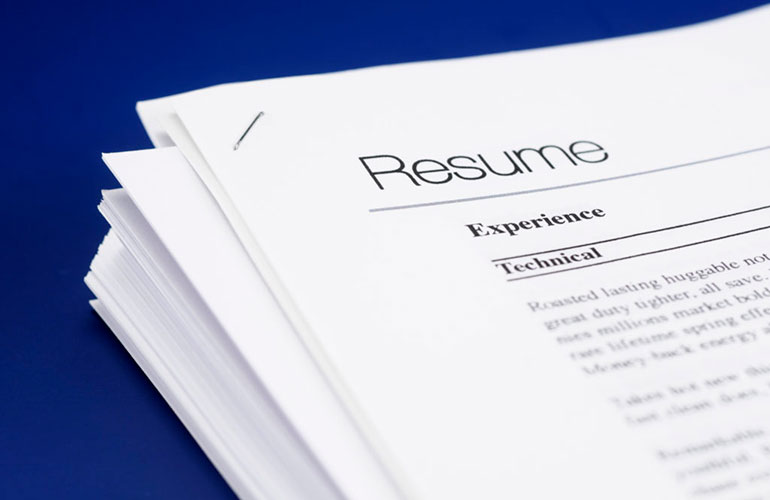 Write a resume