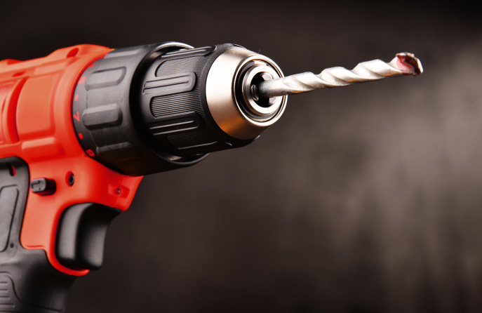 Drill a hole