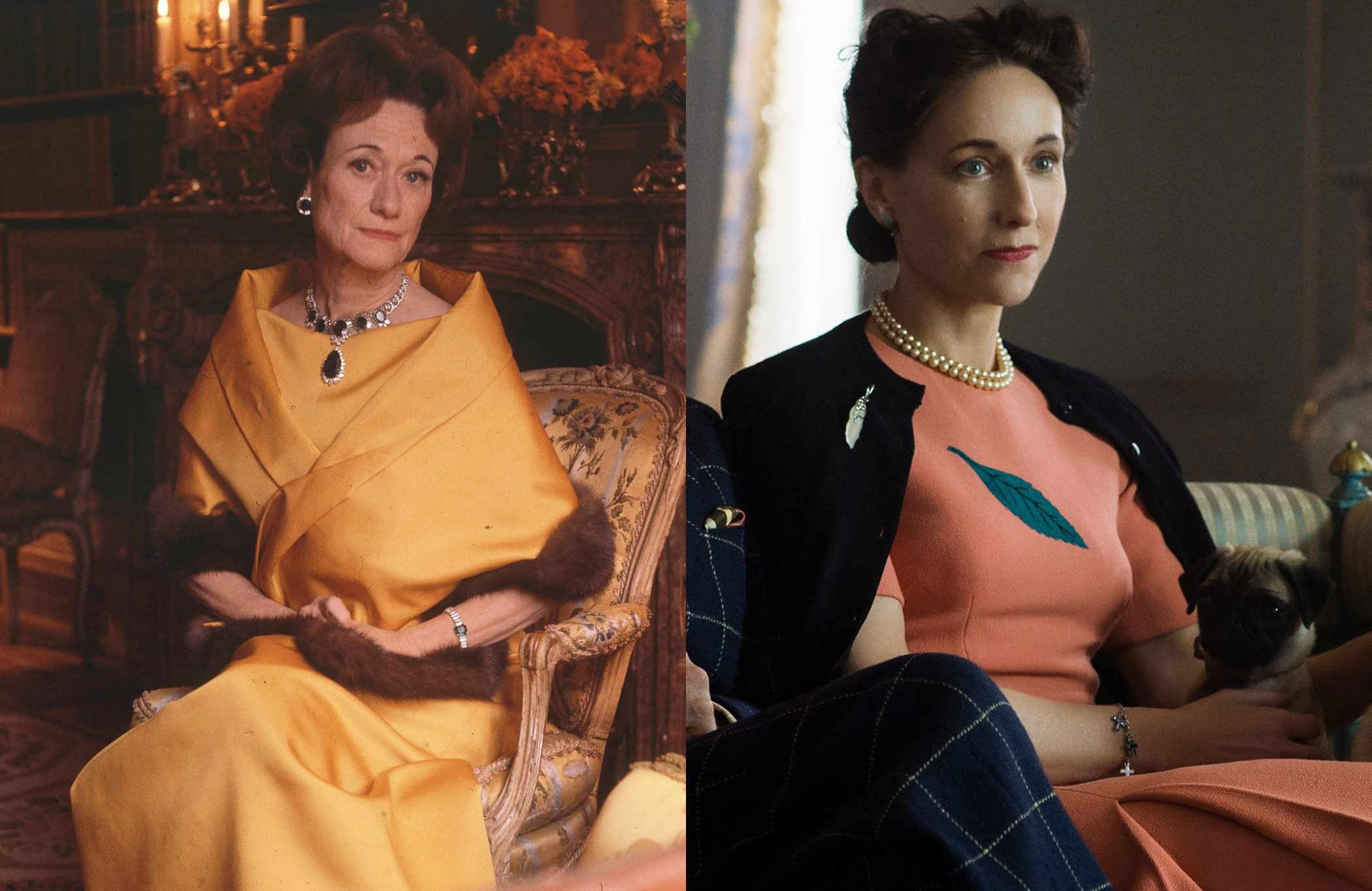 Wallis Simpson, Duchess of Windsor, as played by Lia Williams