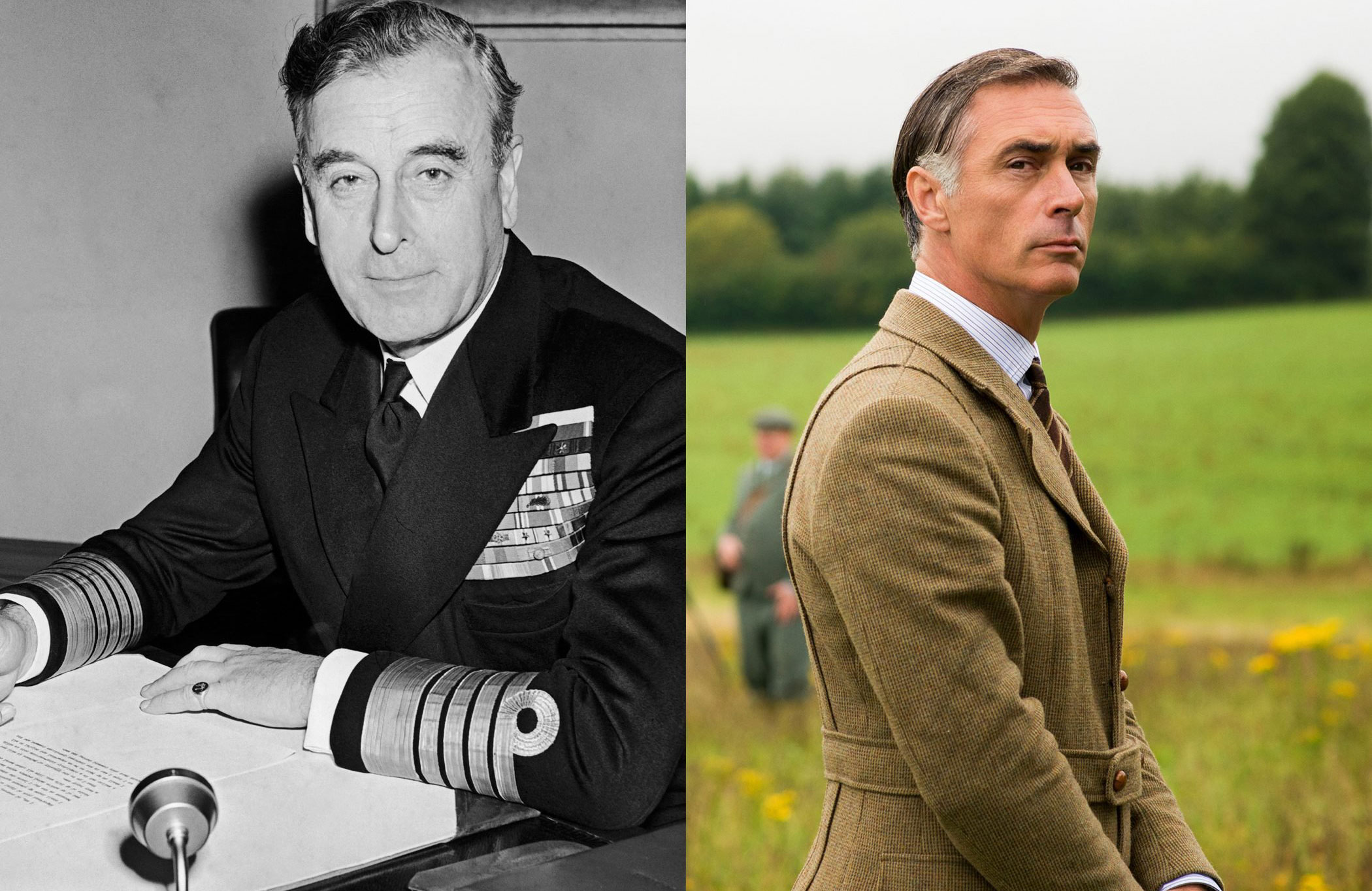 Lord Louis Mountbatten (aka Uncle Dickie), as played by Greg Wise