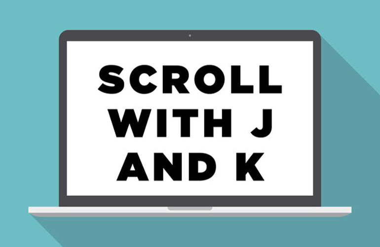 In Facebook: J and K for effortless scrolling