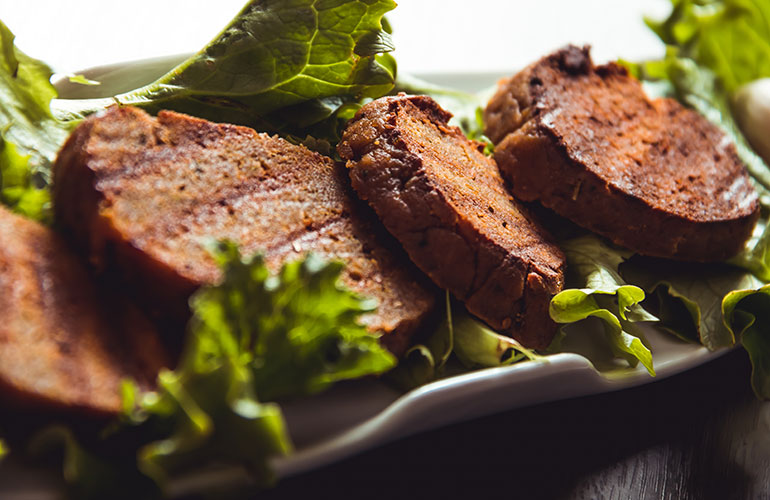 Seitan (85 grams = 15 grams of protein)