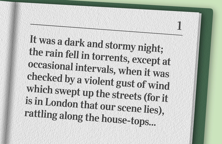 Dark and stormy