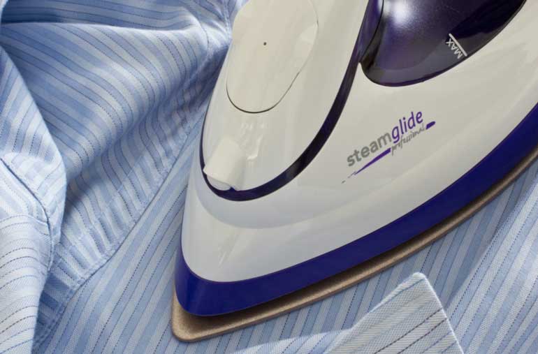 Haphazard ironing and wrinkles