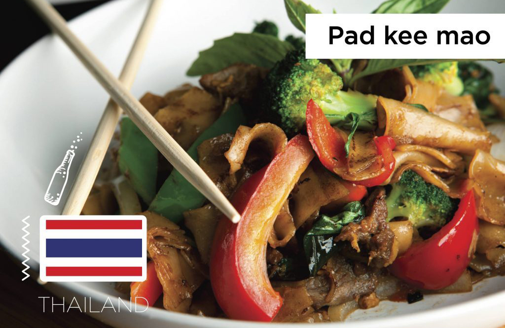 Thailand: Pad kee mao
