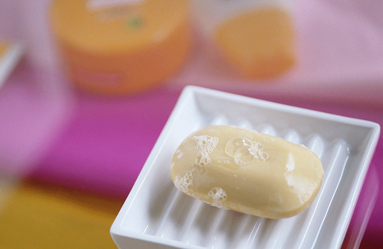 Never wash your face with just plain soap.