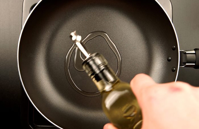 A little olive oil goes a long way
