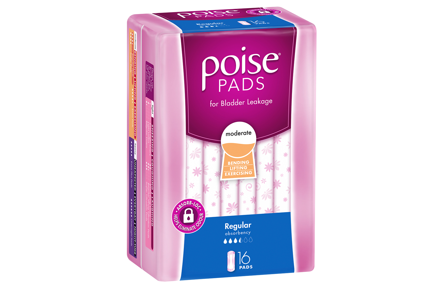 Incontinence products: Poise