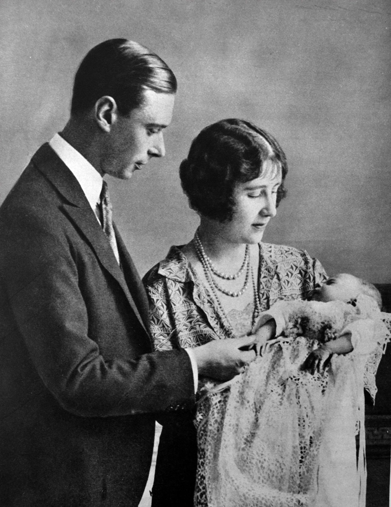 A mum, a dad and a newborn princess