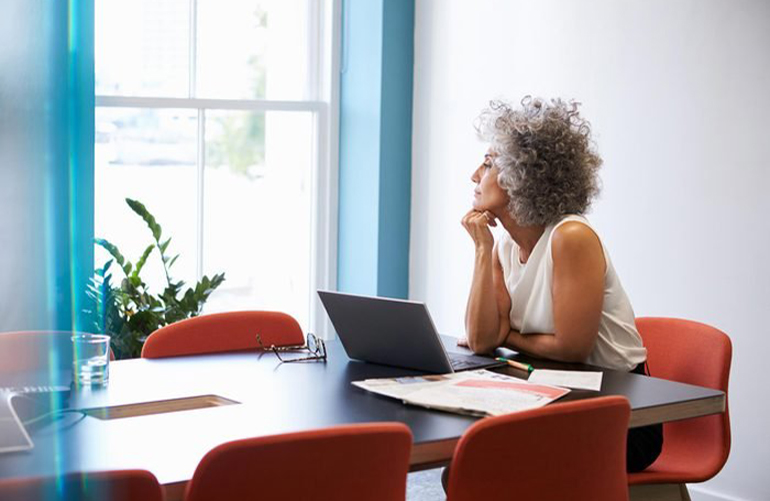 Make eye contact and keep an open posture
