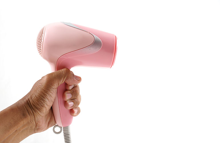 Minimise heat styling