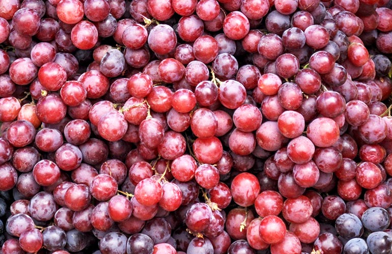 Grape face cleanser