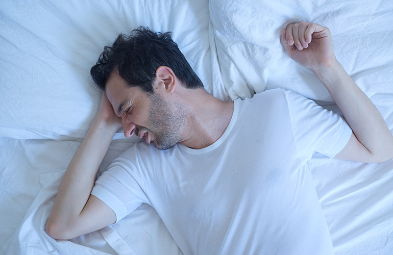 You may have restless sleep