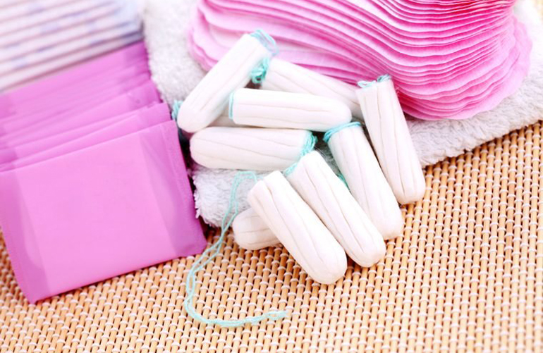 You don’t change your pads or tampons enough