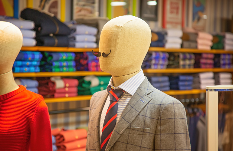 The clothing store