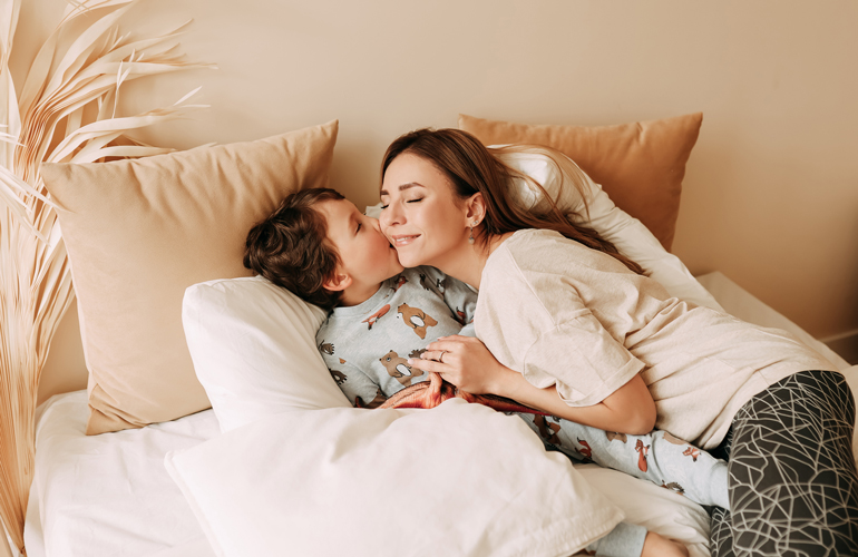 Cuddle with your children