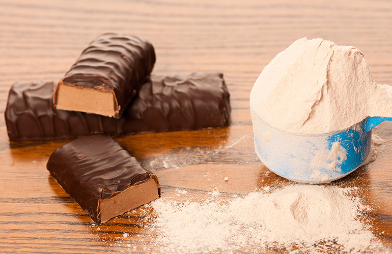 You nosh on protein bars